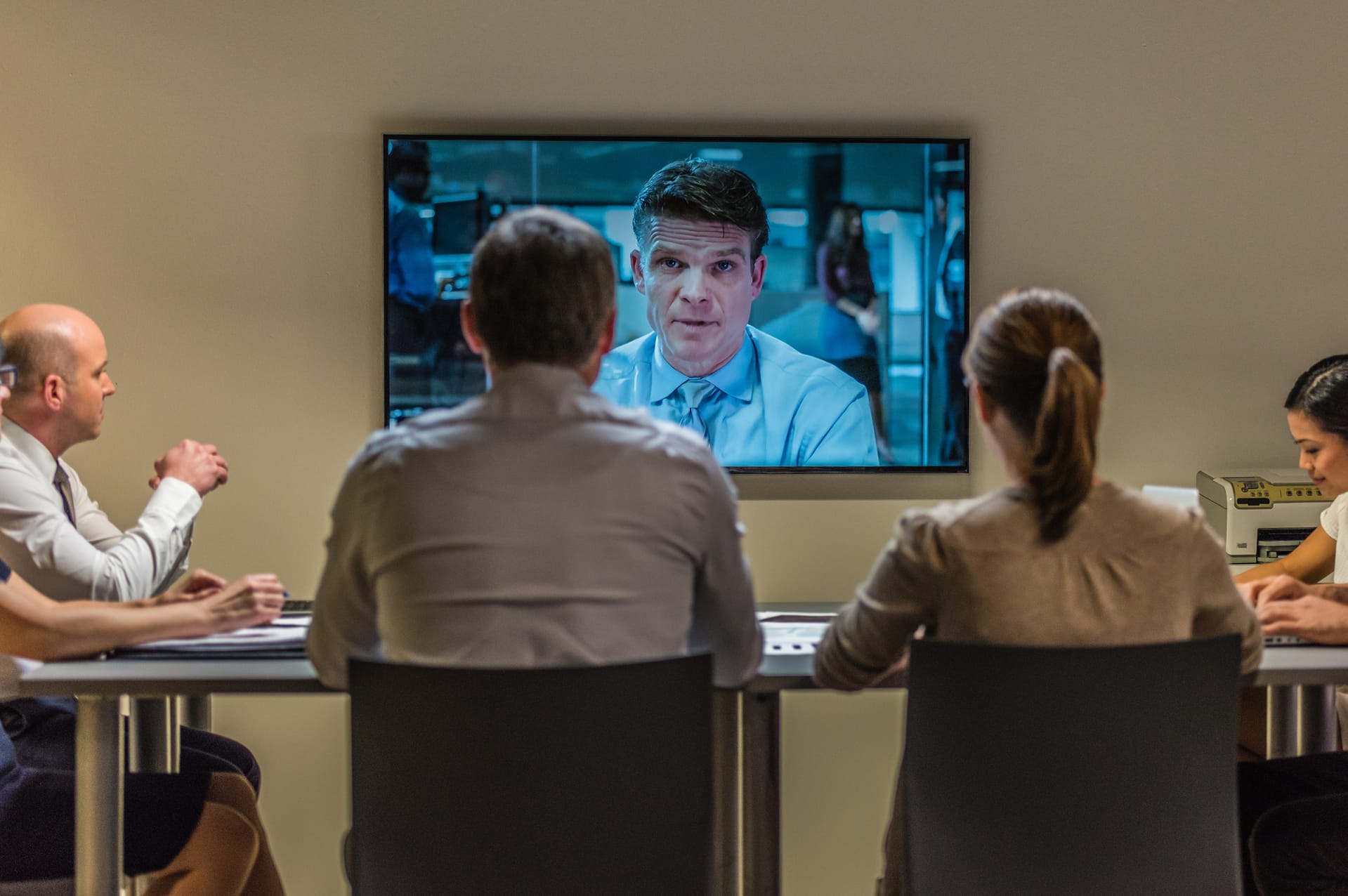 Video Conferencing video conference for business meeting